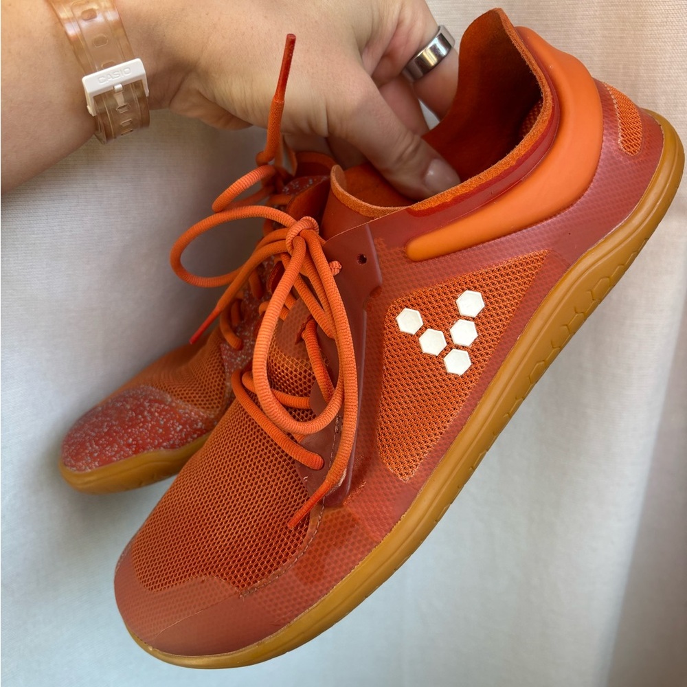 Vivo Barefoot Women’s Orange Shoes - Picture 2 of 8